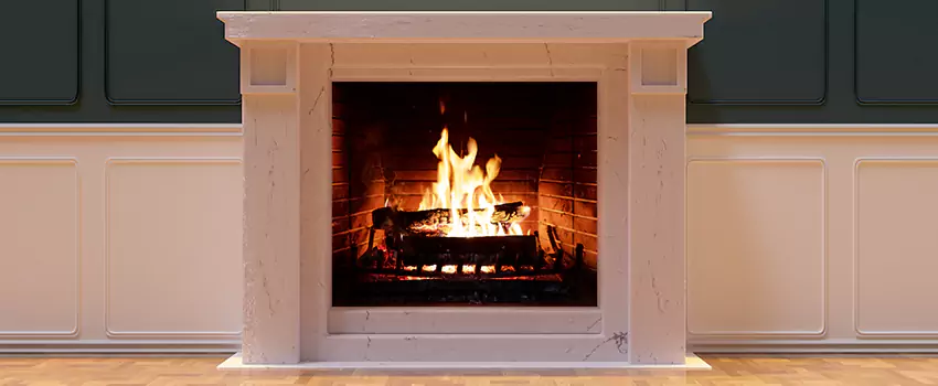 Decorative Electric Fireplace Installation in Sarasota Springs, Florida