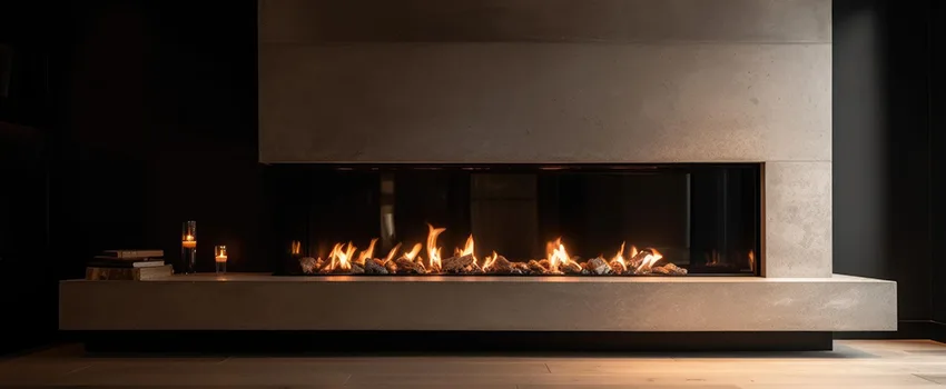 Gas Fireplace Ember Bed Design Services in Sarasota Springs, Florida