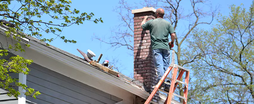 Vinyl and PVC Chimney Flashing Installation in Sarasota Springs, FL