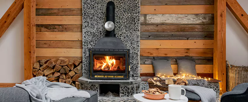 Thelin Hearth Products Direct Vent Gas Stove Fireplace Inspection in Sarasota Springs, Florida